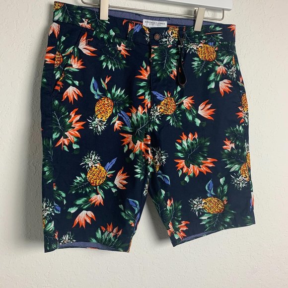 Denim & Flower Rick Singh Floral Swim Shorts Trunk - Picture 4 of 8
